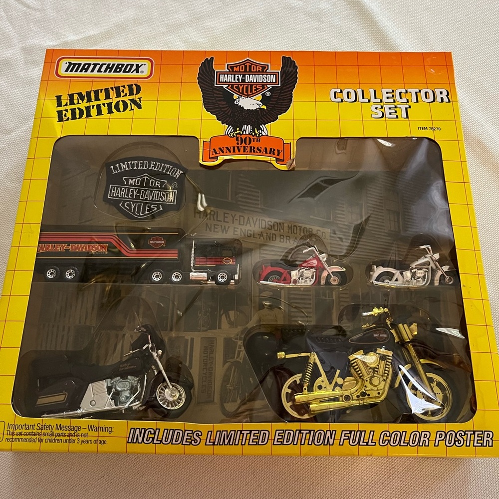 Harley-Davidson 90th Anniversary Die-Cast Set